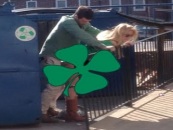 Couple Caught Doing The No Pants Dance By A Dumpster Caught On Video Now Wanted By The Police! (Video)