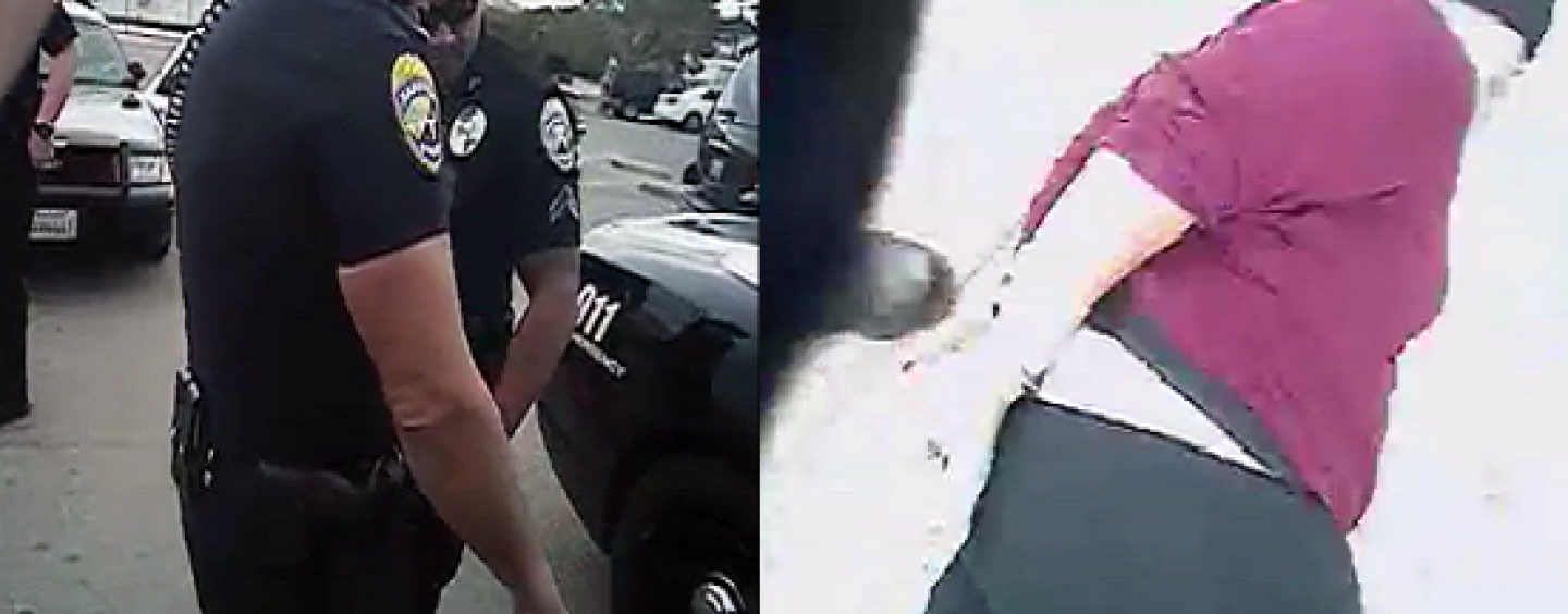 Cali Cops Body Slam Black Pregnant Woman On Her Stomach! Who Was In The Wrong Here? (Video)