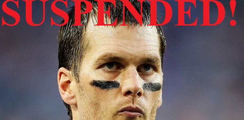 The NFL Suspends Tom Brady For 4 Games After Wells Report Says He Assisted In Deflating Game Balls! (Video)