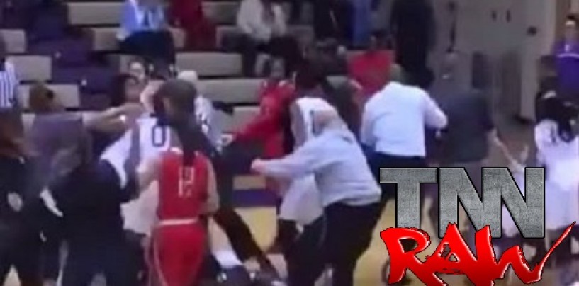 BT-1100 High School Girls Basketball Teams Get Banned For Having Black Girl Brawl On The Court! (Video)