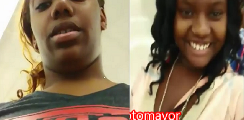 2 BT-1100 Thievin’ Weave Queens Rob A Store & Post It On Facebook While In The Act! (Video)