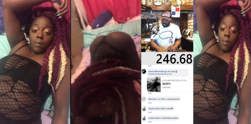 #ATW Land Whale Goes Live On FB & Joins Woman Who TwerksWithMom Watching! SMH (Live Broadcast)