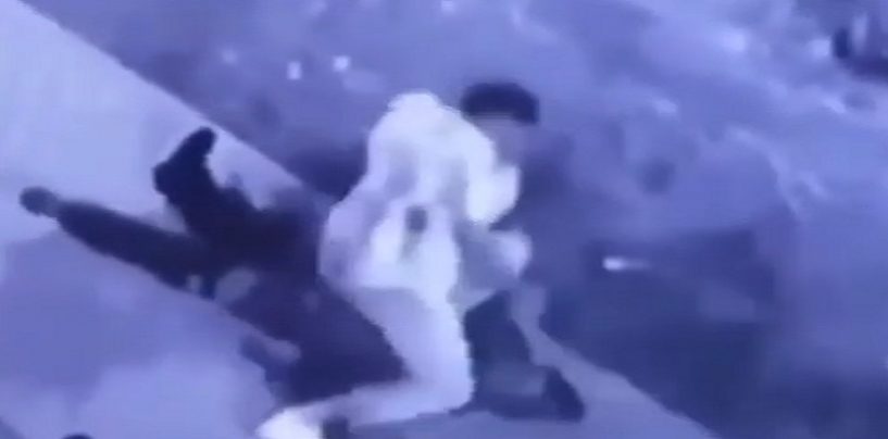 Thugs Get Into A Shootout, One Falls Down & Another Shoots Him Point Blank In The Face 4 Times! Caught On Camera (Video)