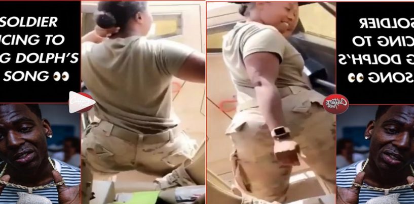 Black Female Soldier Twerks To Vulgar Song In Uniform Yet There Is No Outcry But Kneeling Causes People To Be Fired? (Live Video)