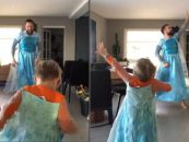 TommysTake #1 America Praises Dad For Dancing Around In Frozen Dresses With His Son Because Son Says ELSA IS A SUPERHERO? But Is This Wrong? (Video)