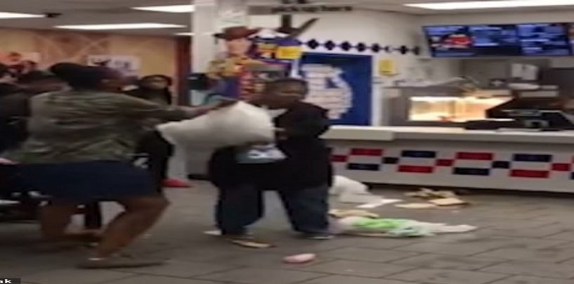 Black B*tch Destroys McDonalds & Assaults Employee Over McFlurry Machine Being Down! (Video) #iShitUNot