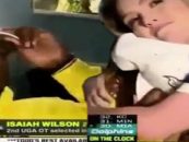 Isaiah Wilson’s Mom Shoved His White Girlfriend Off Of Lap But Would Be Be Ok If A White Woman Did It To A Black Woman? (Video)