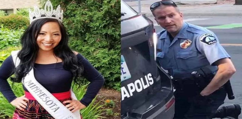 Cop Who MURDERED George Floyd Has Been Served Divorce Papers From His Beauty Queen Wife Immediately After His Arrest! (Video)
