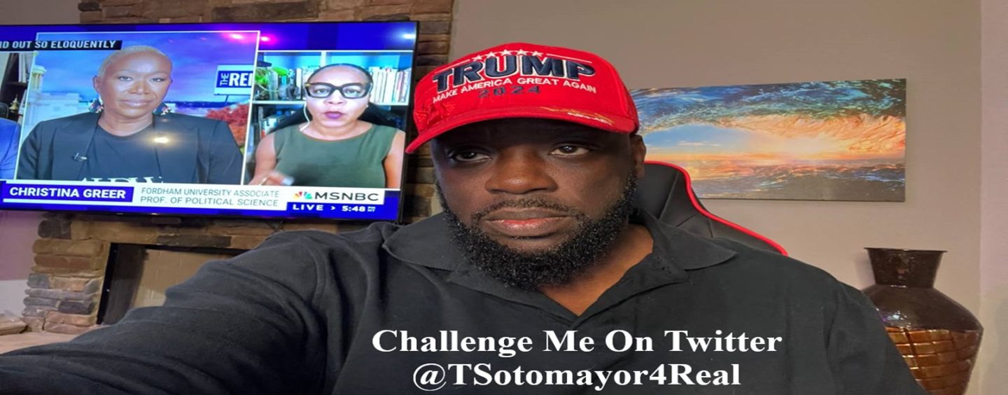 Challenge Tommy Sotomayor To A Debate On Twitter! @TSotomayor4Real! Put Up Or Shut Up! (Twitter Space)