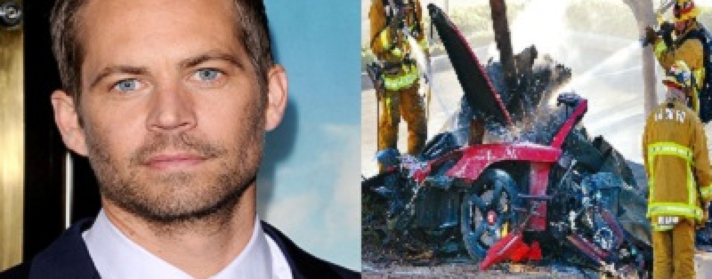 Actor Paul Walker Of The Fast & Furious Dead At 40 In Fiery Car Crash!