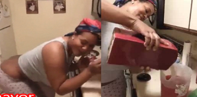 The Most Ratchet Way Ever To Make Kool-Aid!! You Wont Believe It! (Video)
