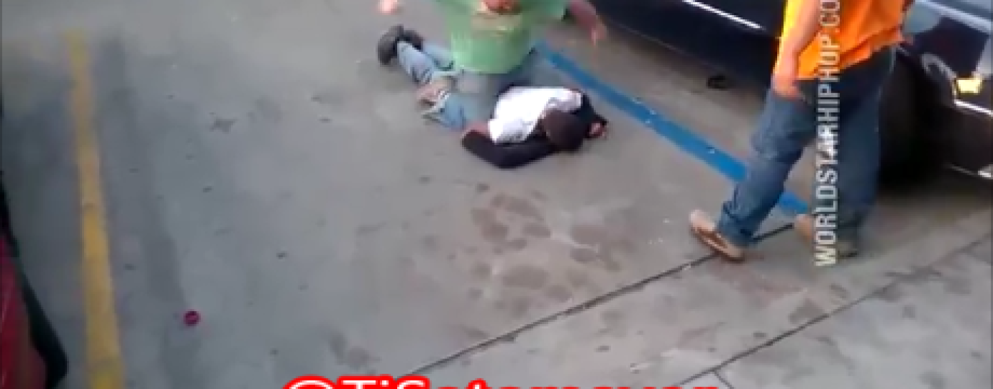 Fake NY Thug Gets Pound Caked By Redneck For Poppin Off At The Mouth! (Video)