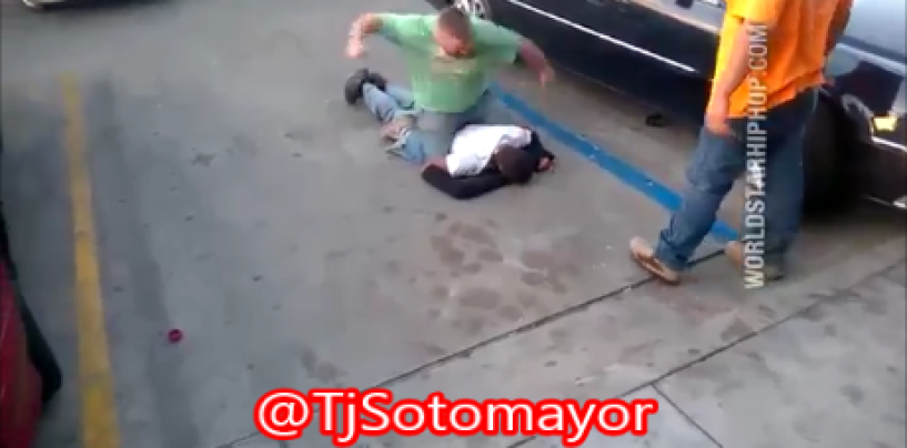 Fake NY Thug Gets Pound Caked By Redneck For Poppin Off At The Mouth! (Video)