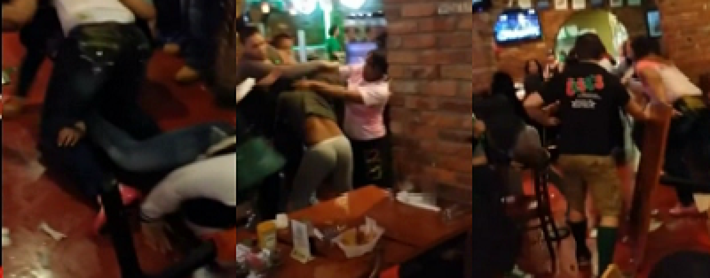 Hair Hats Attack On St. Pats! Hair Hatted Hooligan Black Women Destroy A Restaurant & No One Could Stop Them! (Video)