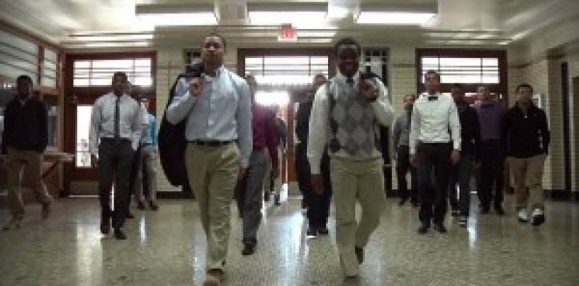 Young Black Men Opt For Suit & Ties Over Saggin Pants! Lets Join The Revolution! (Video)