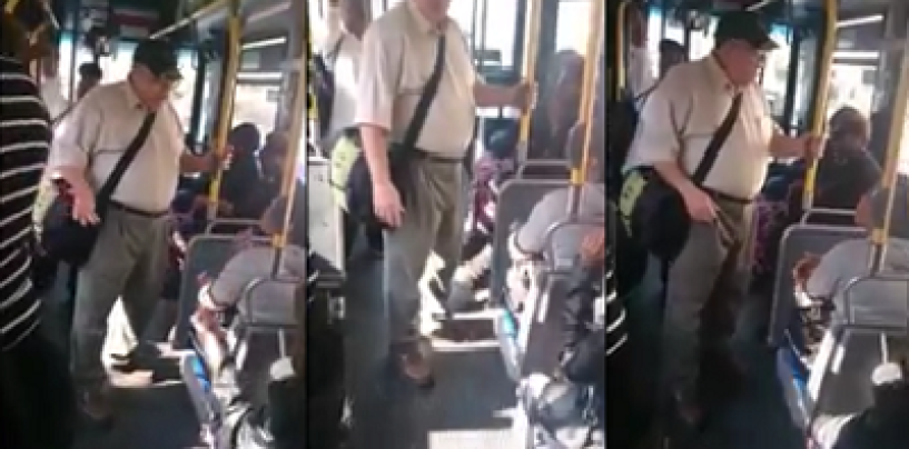 Donald Sterling Jr? White Dude Snaps Off At Black Woman Telling Her To Get To The Back Of The Bus! Shocking (Video)