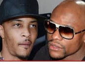 Floyd Mayweather & Rapper T.I. Fight Over Wife Tiny At A Las Vegas Fat Burger! (Video)