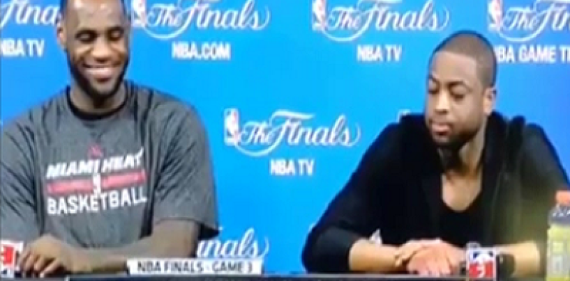 After Losing By 20 To The Spurs What Question Made Lebron James & Dwyane Wade Speechless?