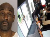 Black Florida Man Viciously PoundCakes Pregnant Snow Queen In Boost Mobile Robery Caught On Video! (Video)