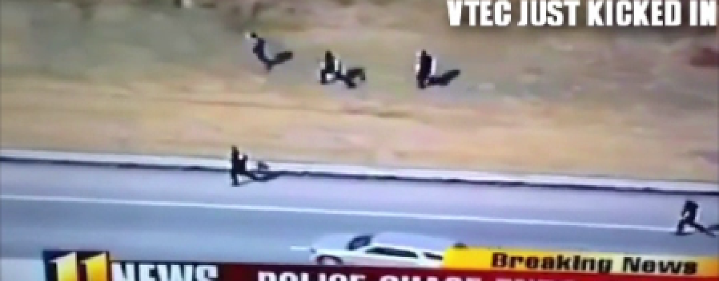 Fastest Police Officer In History Runs Criminal Down Who Had 60 Yard Head Start! (Video)