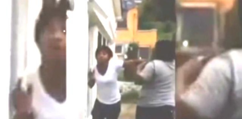 Black Chick Hits Baby Daddy With Metal Pipe & Cops Lock S.I.M.P. Up For Assault! Shocking Video! (Video)
