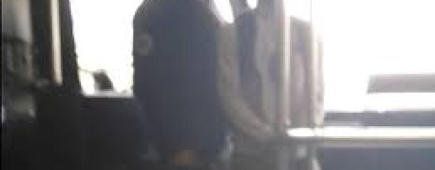 A 16 Year Old Fare Beater Refusing to Get Off Bus, Goes At It With Driver (RAW VIDEO FOOTAGE)