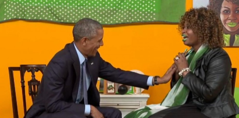 Youtube Star Glozell Green’s Interview With Obama Proves Once Again Why Black Women Are A Joke! (Video)