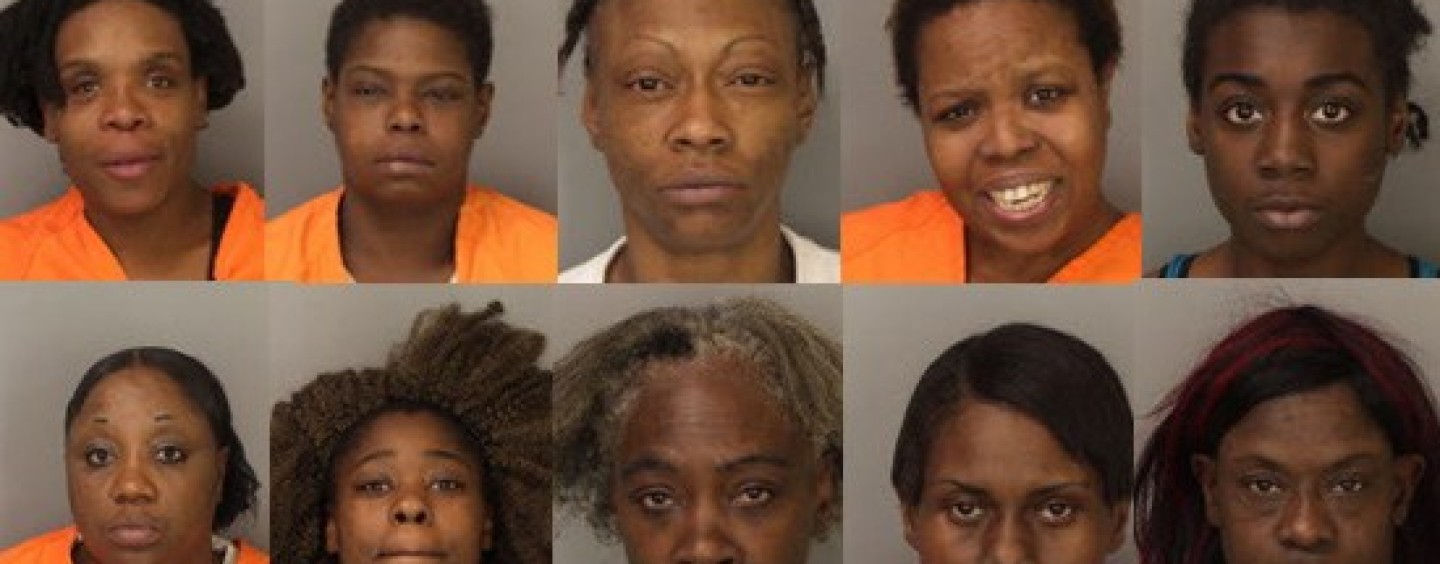 10 Beautiful Black Queens Arrested For Prostituting In Front Of Schools & Churches In Memphis TN! (Video)
