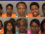 10 Beautiful Black Queens Arrested For Prostituting In Front Of Schools & Churches In Memphis TN! (Video)