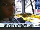 Black Bus Driver Takes A Selfie Of Her Drinking A Beer While Driving & Post It On Line! #IShitUNot (Video)