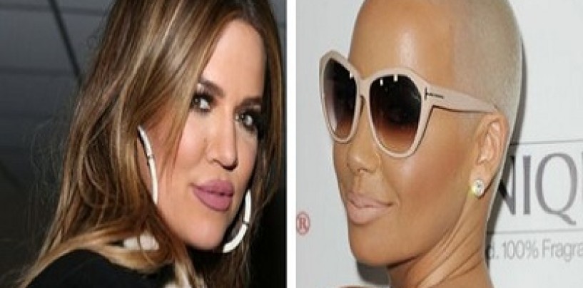Celebs Khloe Kardashian & Amber Rose Beef On Tweeter About Ambers Jealousy Of The Kardashian’s Success & Amber’s Failed Life! (Video)