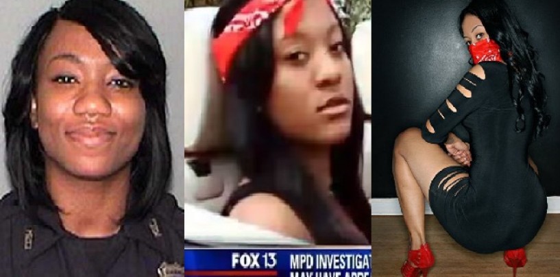 Black Female Cop Fired For Gang Involvement Exposed On A Youtube Video! SMH (Video)
