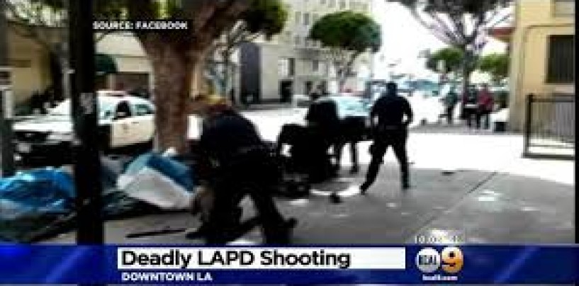 Unarmed Homeless Man Shot Down By LAPD! New Video Angle! Was The Shooting Justified? (Video)