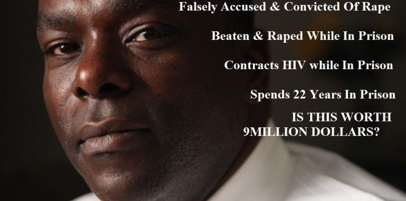 Man Wrongly Convicted Spends 22 Years In Jail, Raped Over 12 Times & Contracted HIV Awarded $9.1 million! (Video)