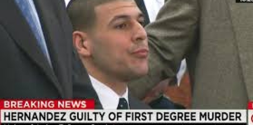 New England Patriots TE Aaron ‘The Idiot’ Hernandez Convicted Of 1st Degree Murder & Sentenced To Life In Prison! (Video)
