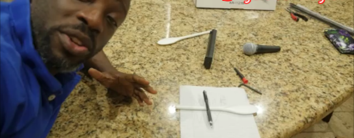 Tommy Sotomayor Does The Charlie Charlie Challenge! (Video)