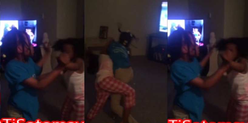 2 Lil Black Girls Fight Over Who Touched Who First! Making Of The BT-1000 DSE (Video)
