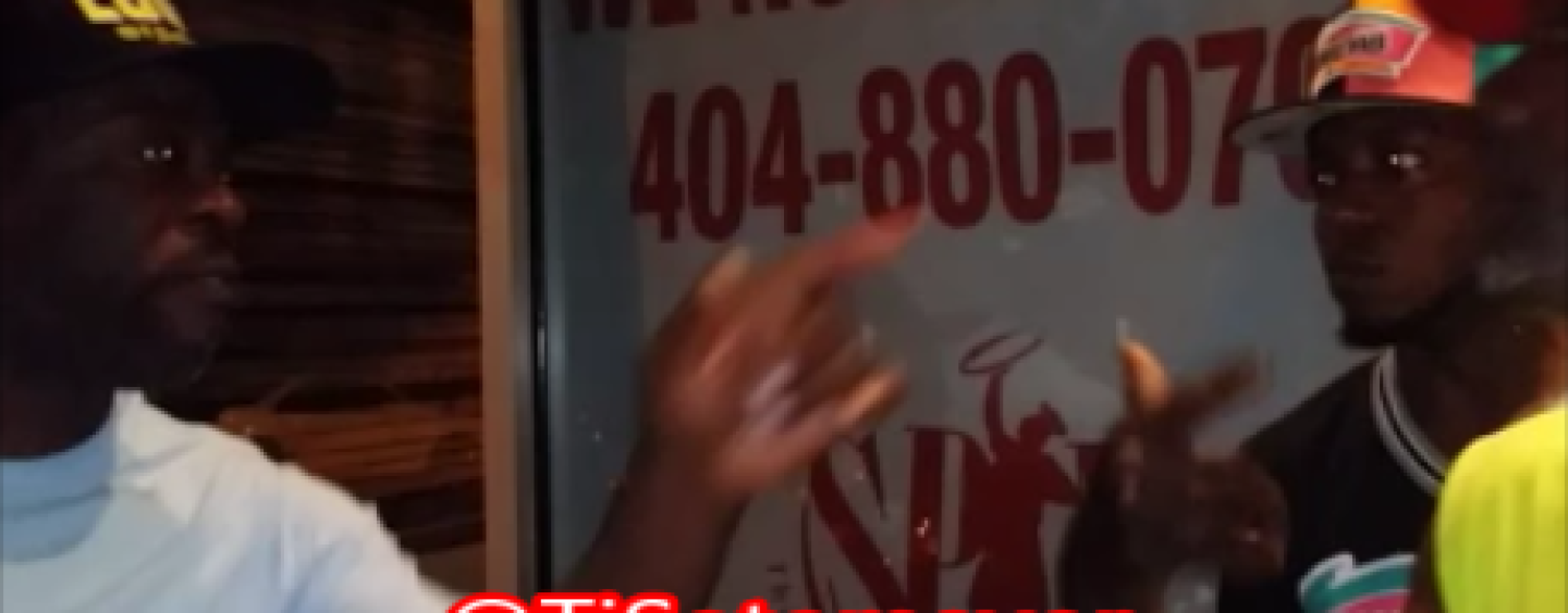 Full Confrontation Between Tommy Sotomayor & Black Men On Atlanta Street! (Warning Strong Language) (Video)