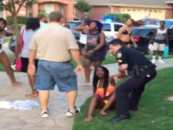 Racist Texas Cops Beat Black Teens & Point Guns At Them For Being At An All White Pool Party! (Video)