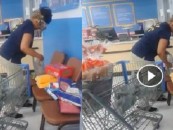 Black Family Harassed & Racial Profiled By Black Female Clerk On Video! So Where Are The Protest?  (Video)