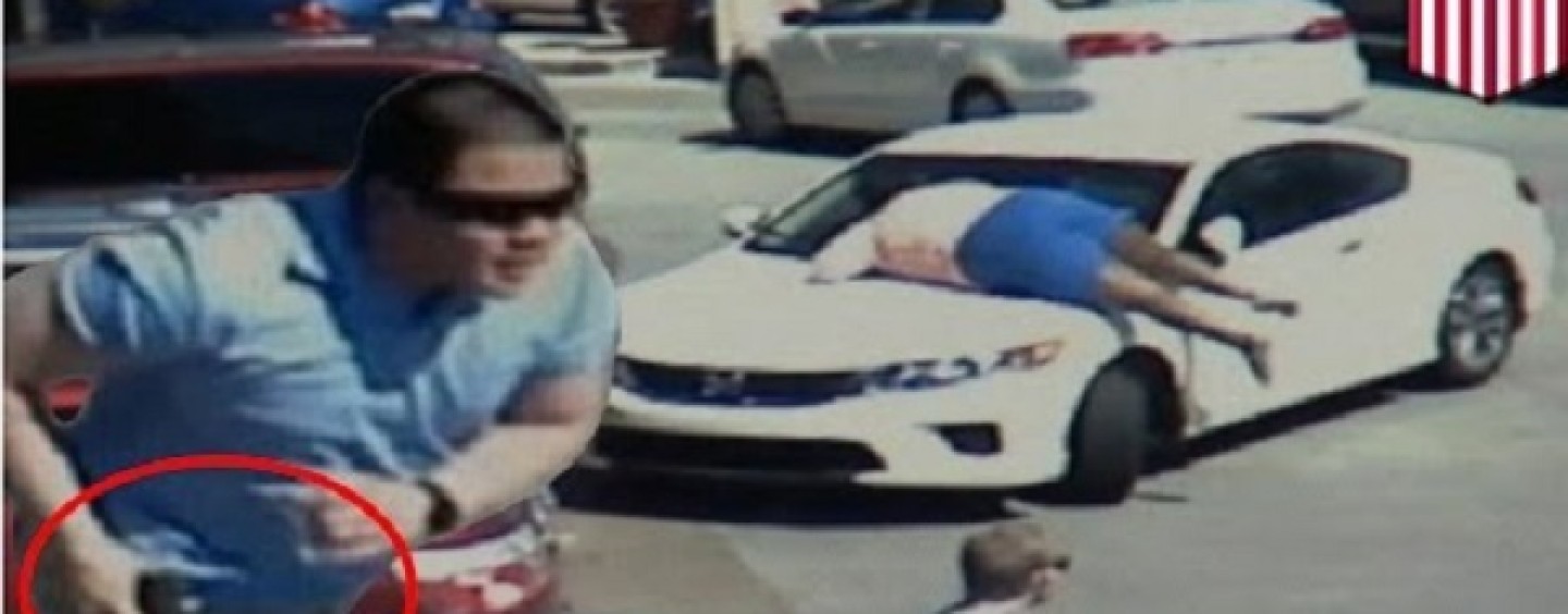 White Devil Shoots Innocent Unarmed Black Teen Giving Woman A Ride Through The Hood! (Video)
