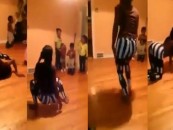 Black Chicks Twerks In front Of A Room Full Of Kids Crying & Still Post It Online! #WorstStewards Of Children (Video)