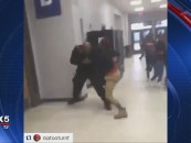 Another Black Student Squares Off With In School Security Officer Yet Again No Outrage..Why? (Video)