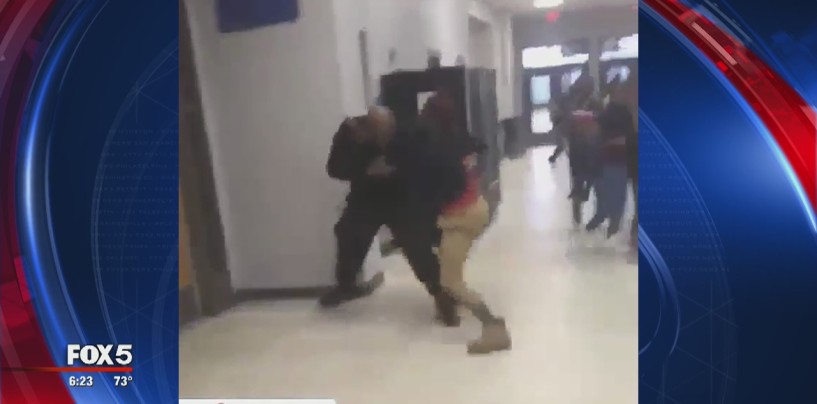 Another Black Student Squares Off With In School Security Officer Yet Again No Outrage..Why? (Video)