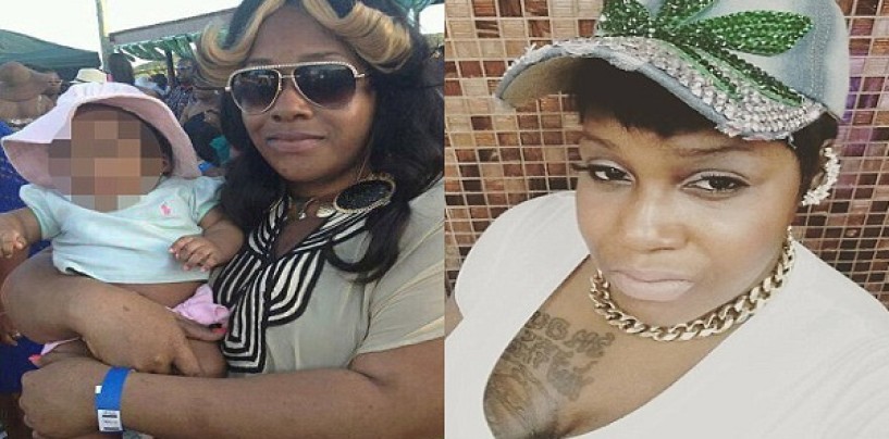 Black Whore Breeder Of 4 Throws Her 6 Month Old Baby Off A Balcony To Its Death! (Video)
