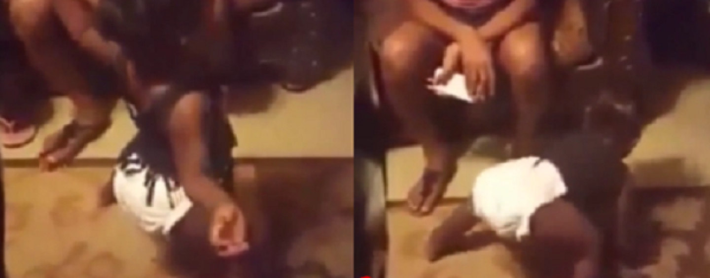 Black Terminatrix Chicks Sit Around Making An Infant Twerk Then Post The Video! (Video)
