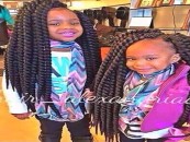 Hair Hatted Kids Struggle To Smile Under The Weight Of Their Weaves! (Photo)