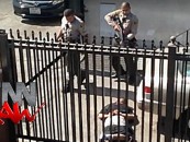 LAPD Officer Shoots Partner, Blames Handcuffed Suspect Before Shooting Him Dead On Video! (Video)