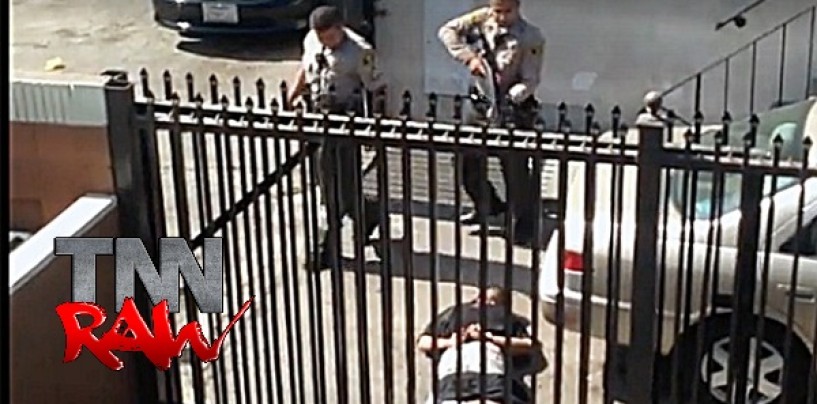 LAPD Officer Shoots Partner, Blames Handcuffed Suspect Before Shooting Him Dead On Video! (Video)