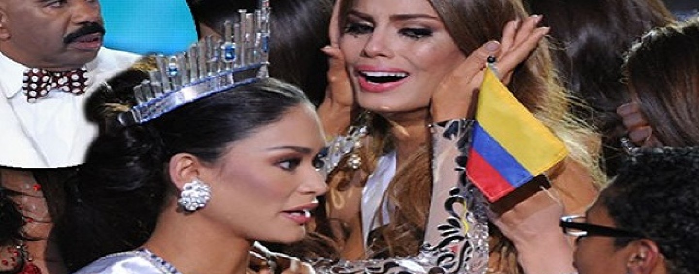 The Conspiracy Theories Behind Why Steve Harvey Ruined Miss Universe For Miss Colombia. (Video)